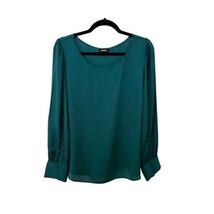 Express Dark Green Blouse L